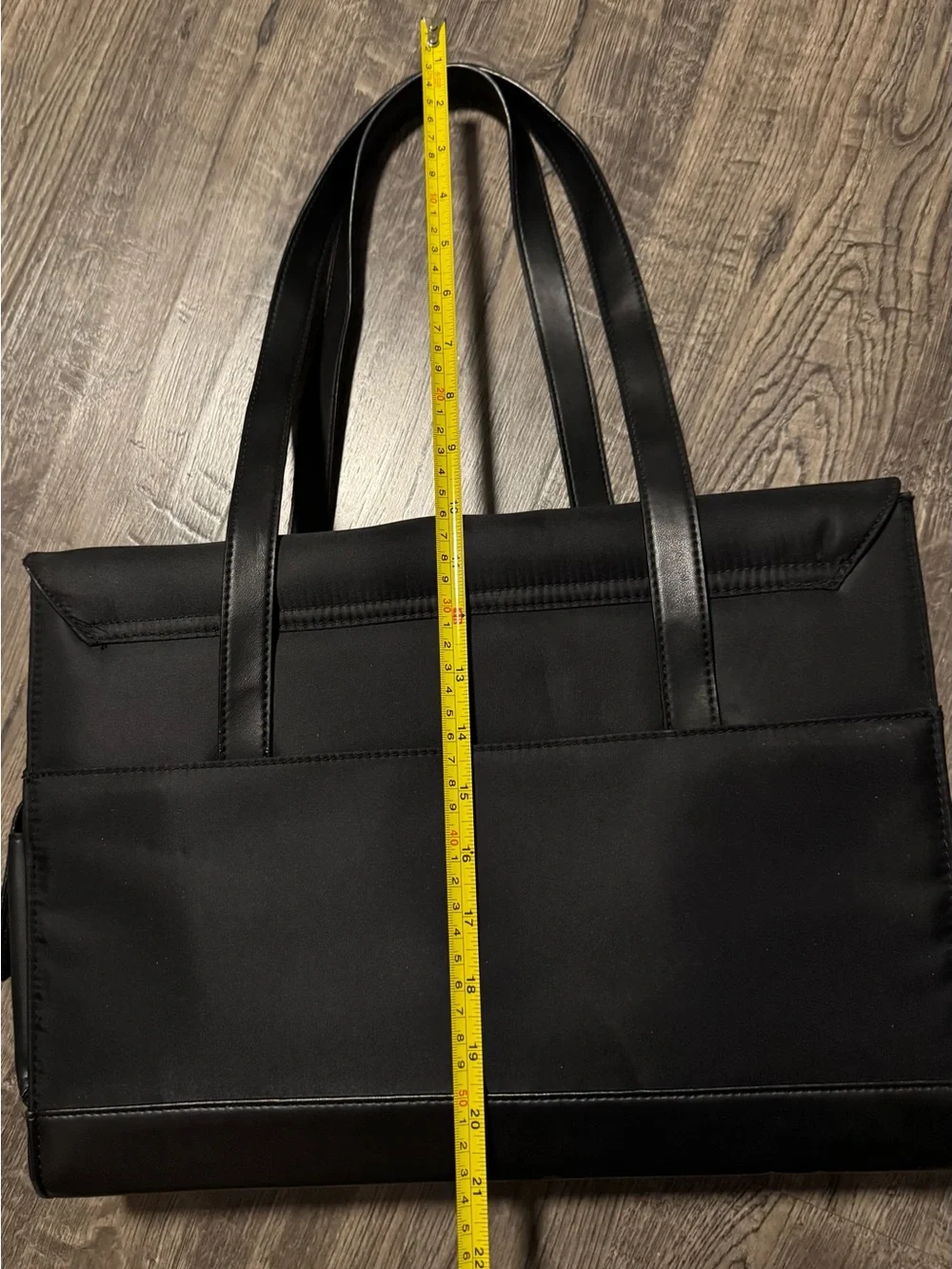 Black Nylon Padded Shoulder/Messenger Laptop Bag Case 15x11x3